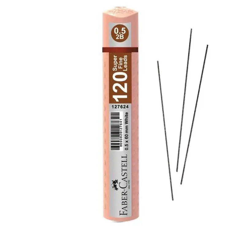FABER CASTELL GRIP MİN 0.5 2B 60MM 120Lİ PASTEL T